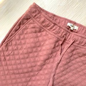 Madewell quilted jogger sweatpants